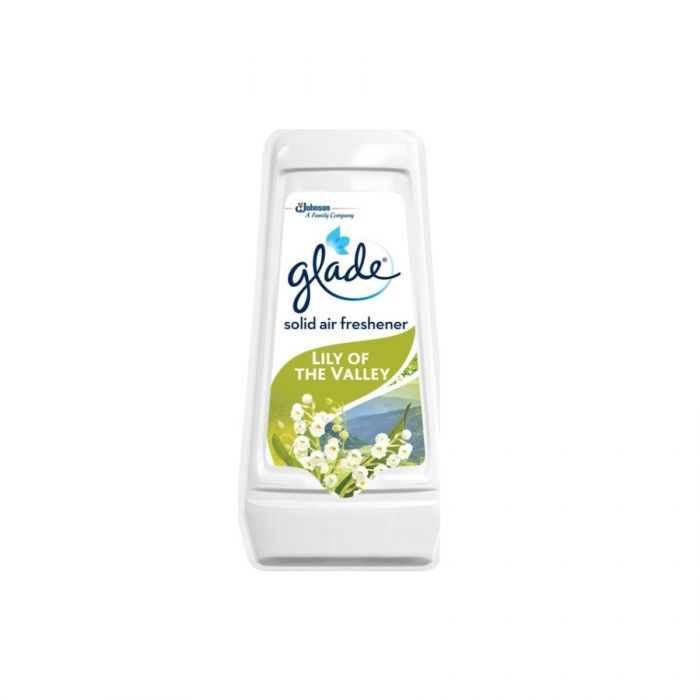 Glade Solid Air Freshener Lily Of The Valley 150G <br> Pack size: 8 x 150g <br> Product code: 544701