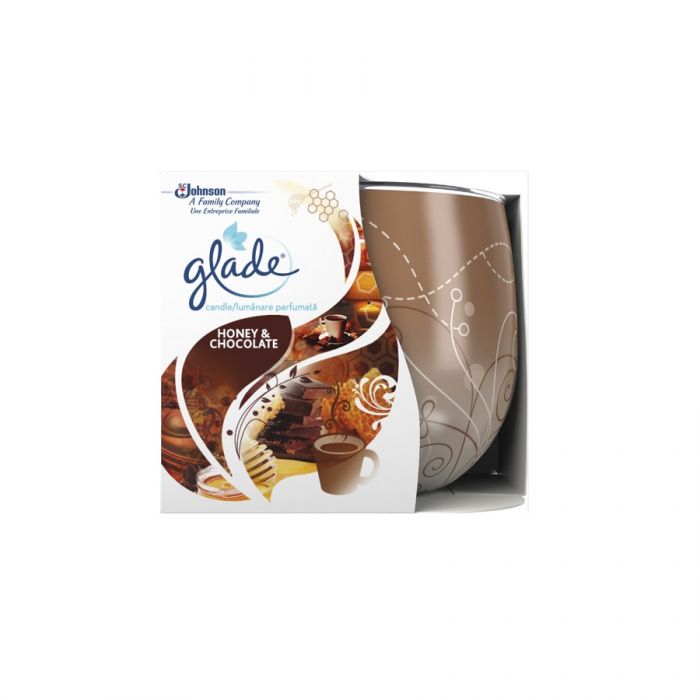 Glade Candle Honey & Chocolate 120G <br> Pack size: 6 x 120g <br> Product code: 544751