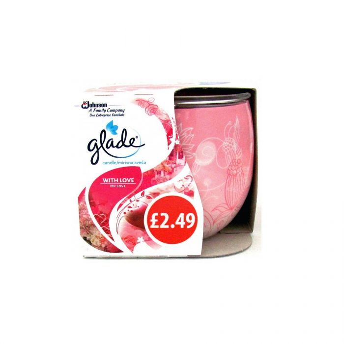 Glade Candle With Love (Pm £2.49) <br> Pack size: 6 x 1 <br> Product code: 544758