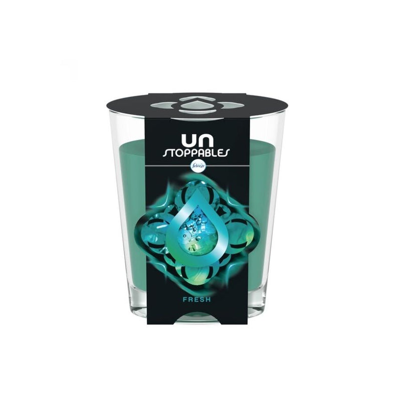 Febreze Candle Unstoppables 184g Fresh <br> Pack size: 6 x 184g <br> Product code: 545749