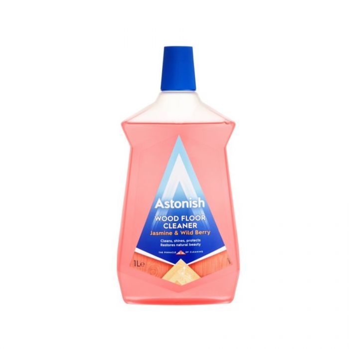 Astonish Wood Floor Cleaner Jasmine & Wild Berry 1Ltr <br> Pack size: 6 x 1ltr <br> Product code: 551762