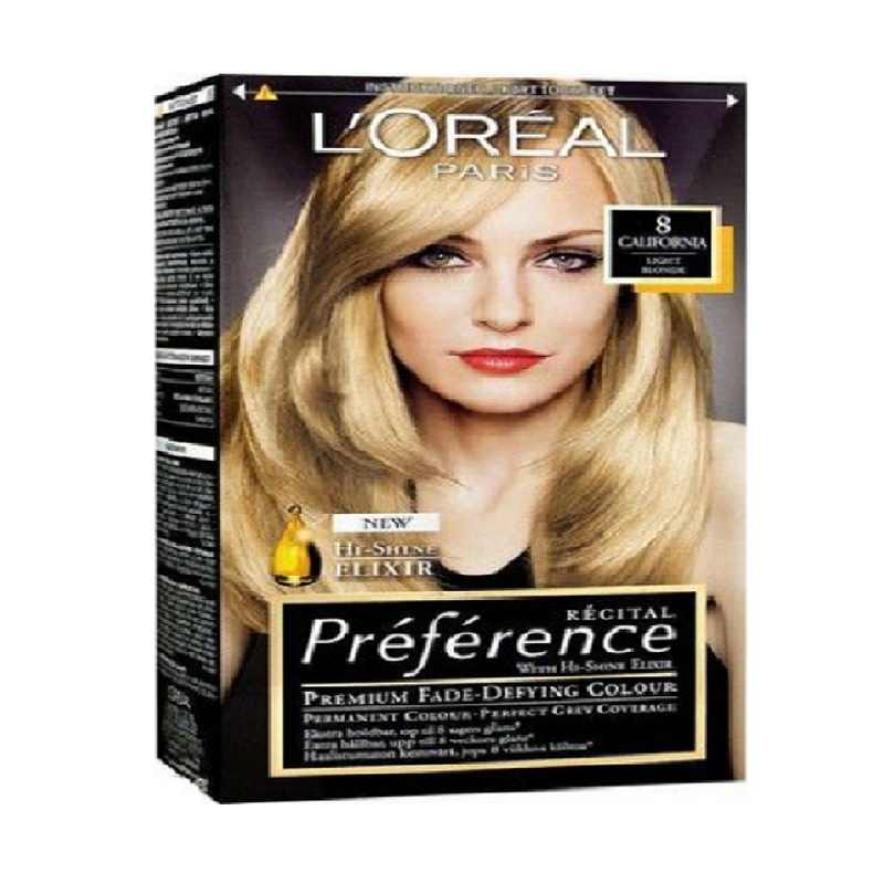 L'Oreal Recital California 8 <br> Pack size: 3 x 1 <br> Product code: 204720