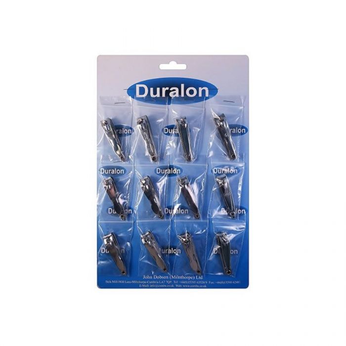 Duralon Finger Nail Clippers <br> Pack size: 1 x 12 <br> Product code: 243060