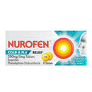 Nurofen Cold & Flu Relief Tabs 8'S <br> Pack size: 12 x 8's <br> Product code: 174830