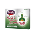 Benylin Mucus All In One Tabs 16'S <br> Pack size: 6 x 16s <br> Product code: 121215