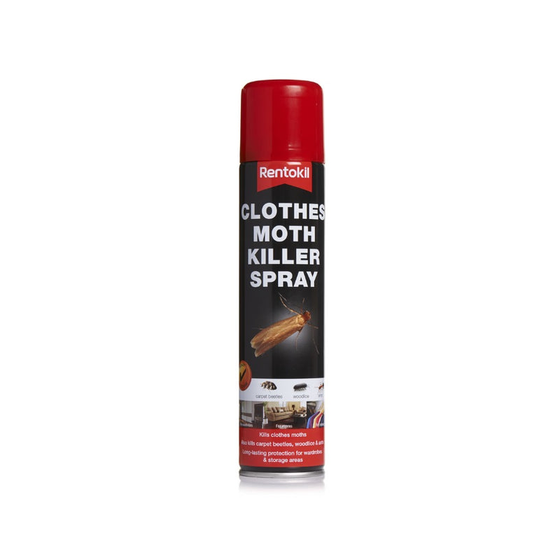 Rentokil Clothes Moth Killer Spray 300ml <br> Pack size: 6 x 300ml <br> Product code: 346191