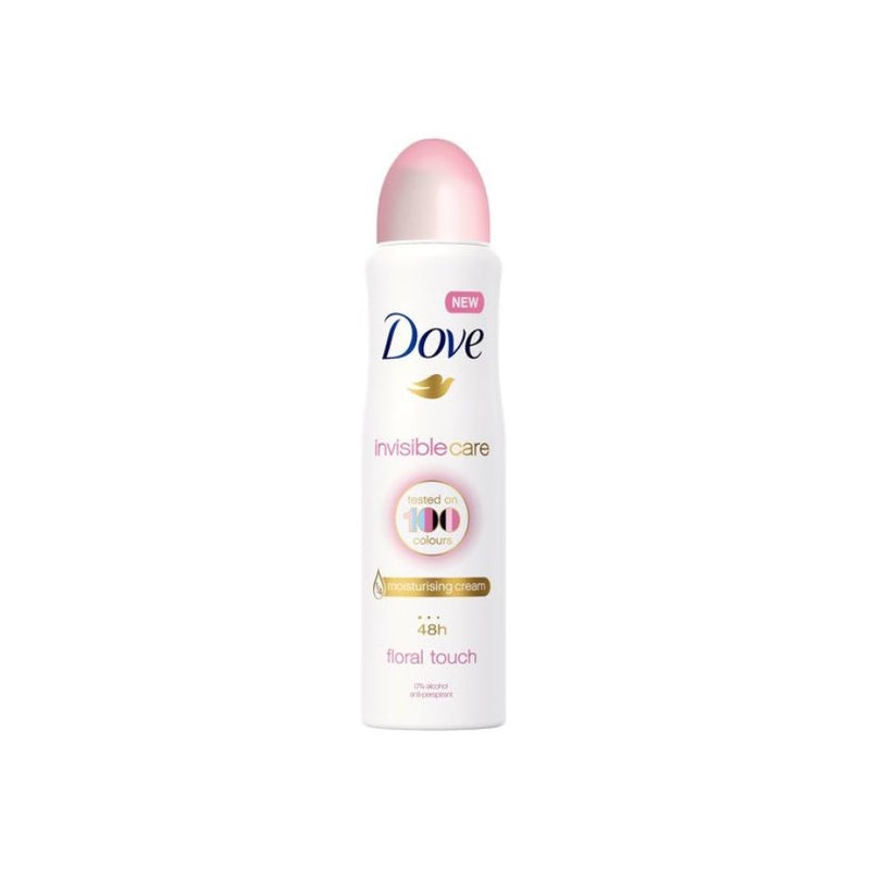 Dove Anti-Perspirant Invisible Care 150ml <br> Pack size: 6 x 150ml <br> Product code: 271195