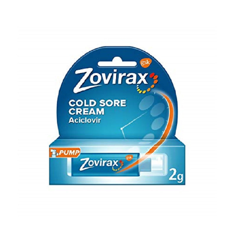 Zovirax Cold Sore Crm 2Gm 6Pk <br> Pack size: 6 x 2g <br> Product code: 128400
