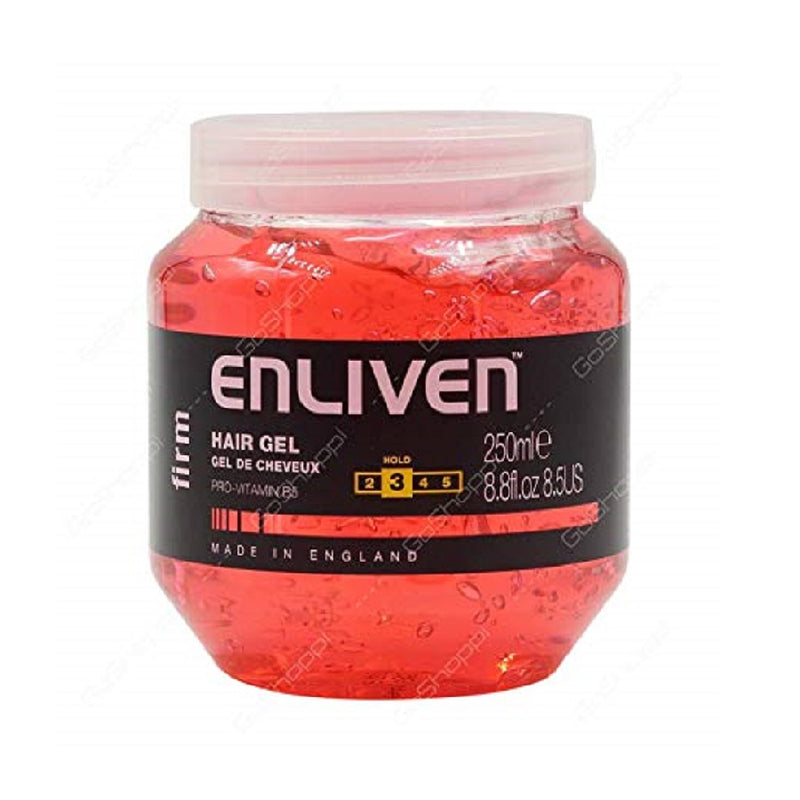 Enliven Hair Gel 250Ml Firm <br> Pack size: 12 x 250ml <br> Product code: 198731