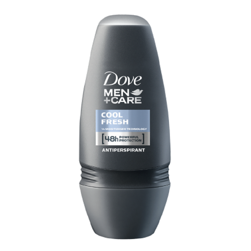 Dove Mens Roll On Fresh 50ml <br> Pack size: 6 x 50ml <br> Product code: 271186