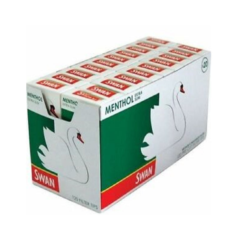 Swan Menthol Extra Slim Tips <br> Pack size: 20 x 1 <br> Product code: 146217