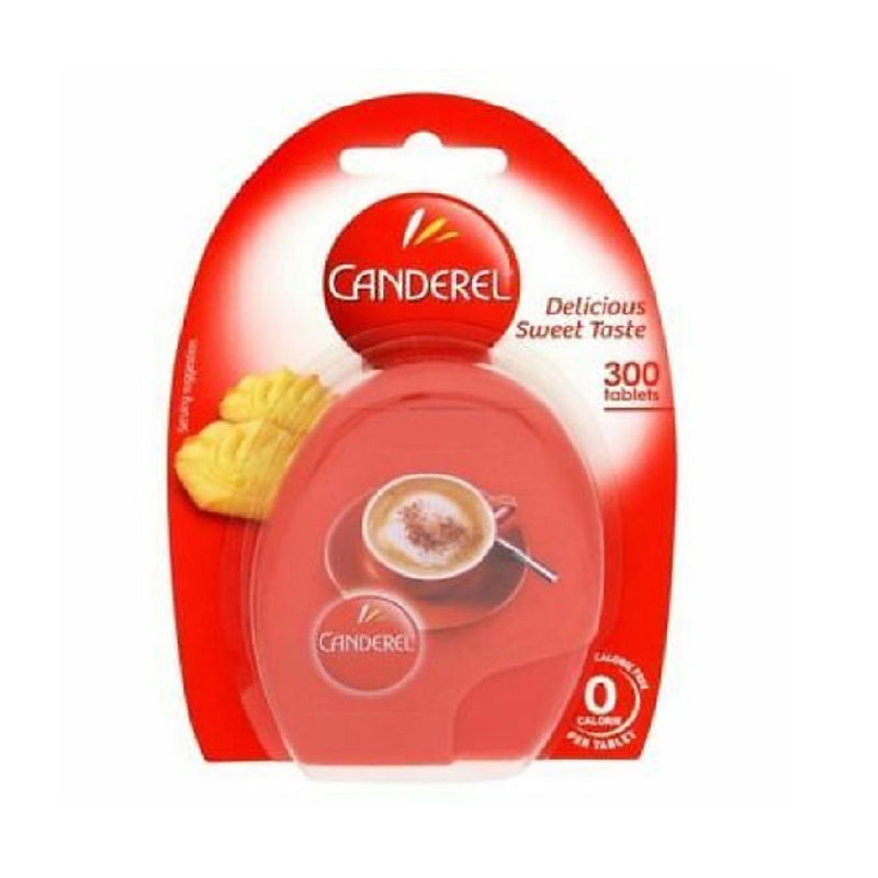 Canderel Tabs 300s + 33% free <br> Pack size: 10 x 300s <br> Product code: 152200