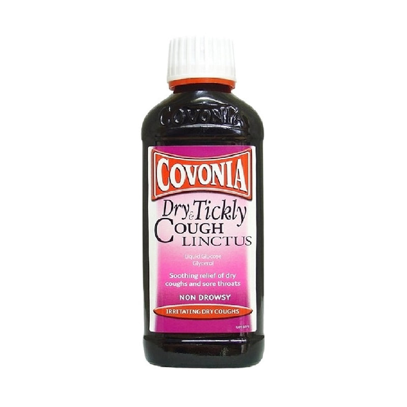Covonia Cough Syrup Dry & Tickly 150ml <br> Pack size: 6 x 150ml <br> Product code: 123113