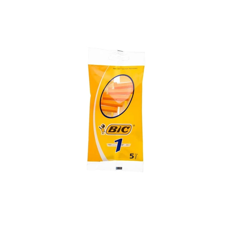 Bic 1 Disposable Razors Regular 5s <br> Pack size: 40 x 5s <br> Product code: 251032