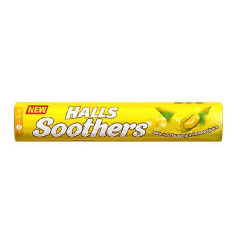 Halls Soothers - Honey & Lemon <br> Pack size: 20 x 1 <br> Product code: 193052