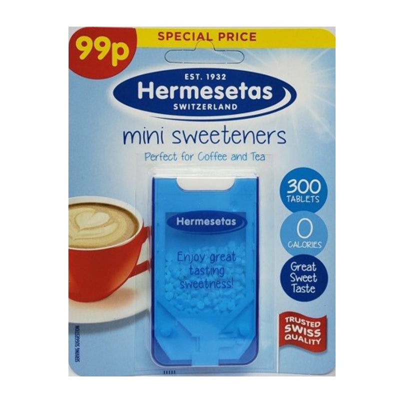 Hermesetas Tablets 300s (PM £0.99) <br> Pack size: 12 x 300s <br> Product code: 155411