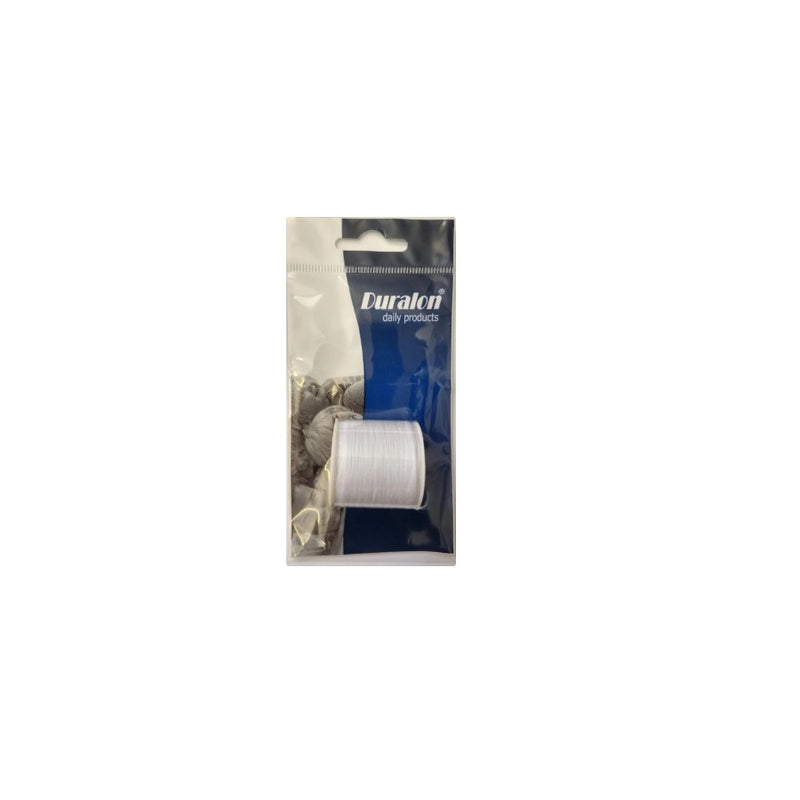 Duralon Sewing Cotton White 100yd <br> Pack size: 12 x 100yd <br> Product code: 398880