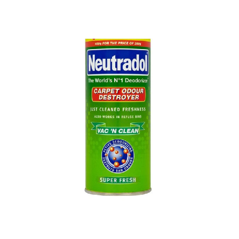 Neutradol Carpet 350G Fresh <br> Pack size: 12 x 350g <br> Product code: 546272